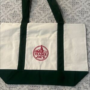 Trader Joe's Canvas Tote Bag NEW FOR HOLIDAYS! HARD TO GET